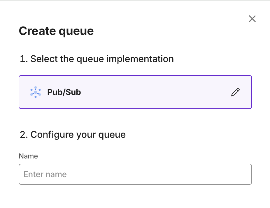 Configure Pub/Sub