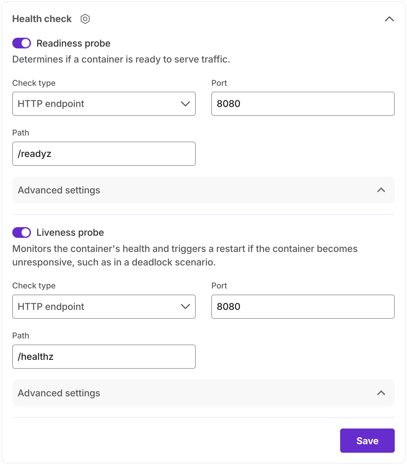 Configure Health Probes