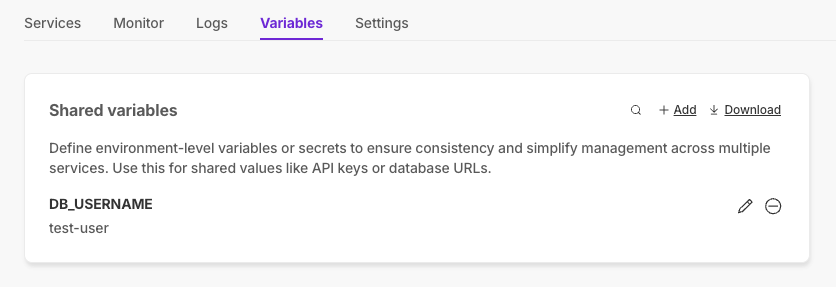 Managing Shared Environment Variable