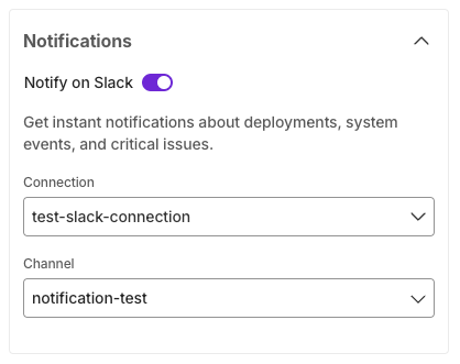 Slack Notification Rules